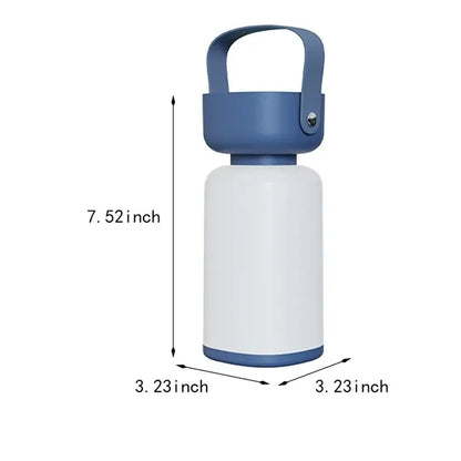 Portable dimmable handle cordless rechargeable table lamp