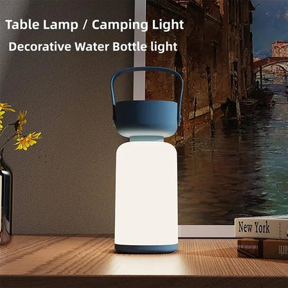 Portable dimmable handle cordless rechargeable table lamp