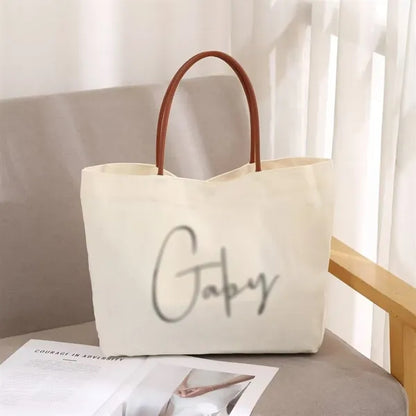 Multipurpose travel shopping large capacity tote canvas bag