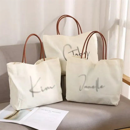 Multipurpose travel shopping large capacity tote canvas bag