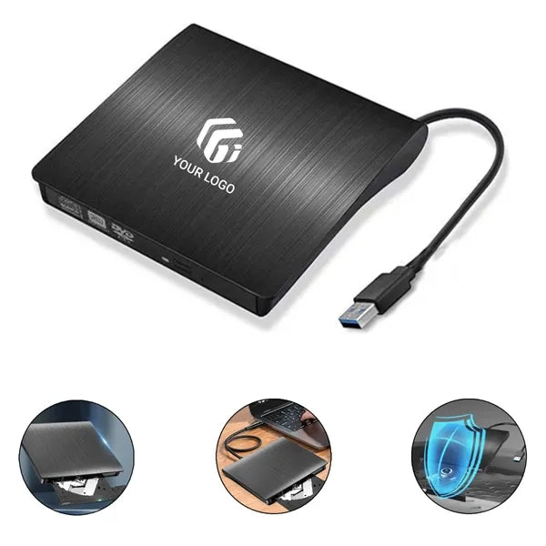 Multifunctional laptop external USB 3.0 CD/DVD drive player