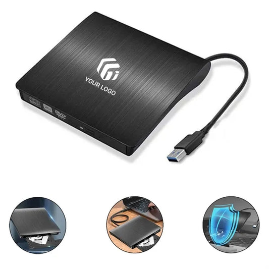 Multifunctional laptop external USB 3.0 CD/DVD drive player