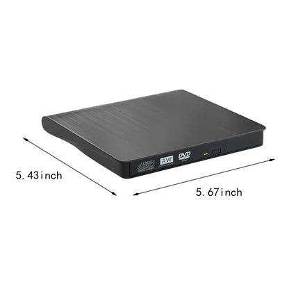 Multifunctional laptop external USB 3.0 CD/DVD drive player