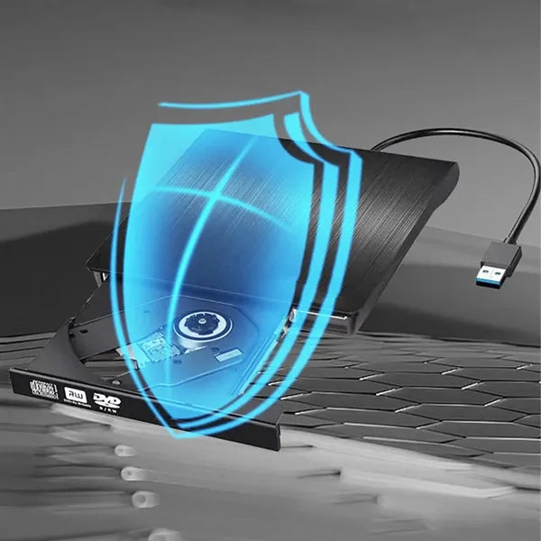Multifunctional laptop external USB 3.0 CD/DVD drive player