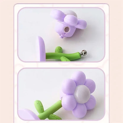 Cute Mini Magnetic Decor Kids Gift Lamp Flower Night Light