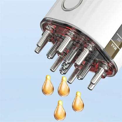 Multifunctional electric hair oil applicator scalp massager