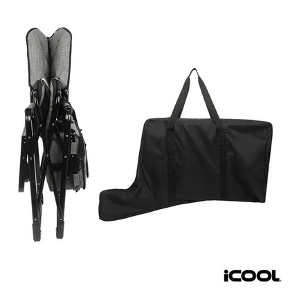iCOOL Twin Peaks Deluxe Camping Chair With 18-Can Cooler