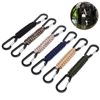Paracord Keychain Carabiner Clip