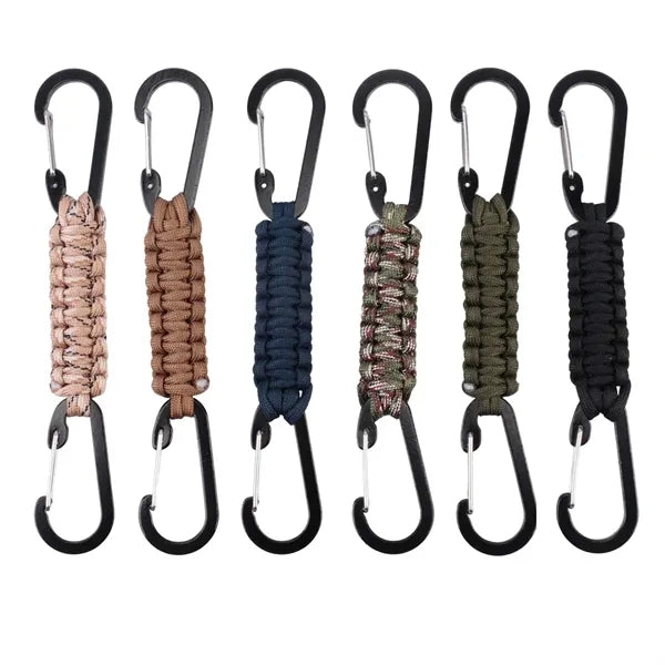 Paracord Keychain Carabiner Clip