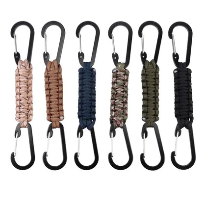 Paracord Keychain Carabiner Clip
