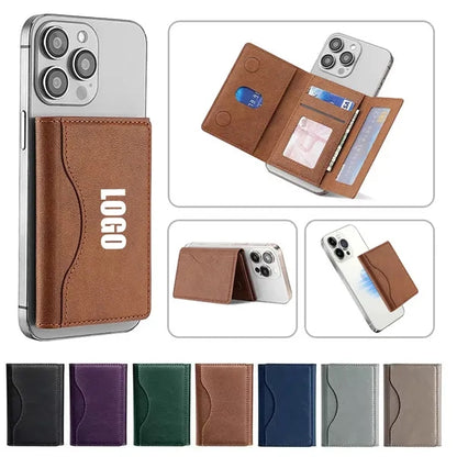 MagSafe Magnetic PU Leather Trifold Wallet