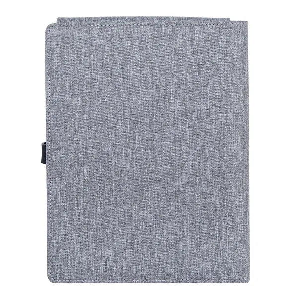 Binghamton RPET Padfolio w/ Wireless Phone Charger