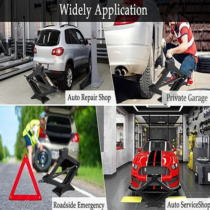 Car kit tire repair tool heavy duty scissor lifting jack