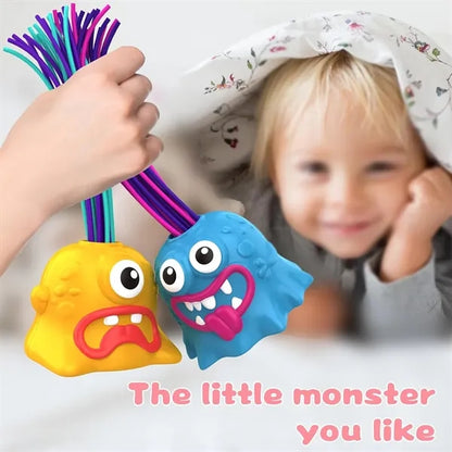 Fun kids gifts hair pulling fidget screaming monster toy