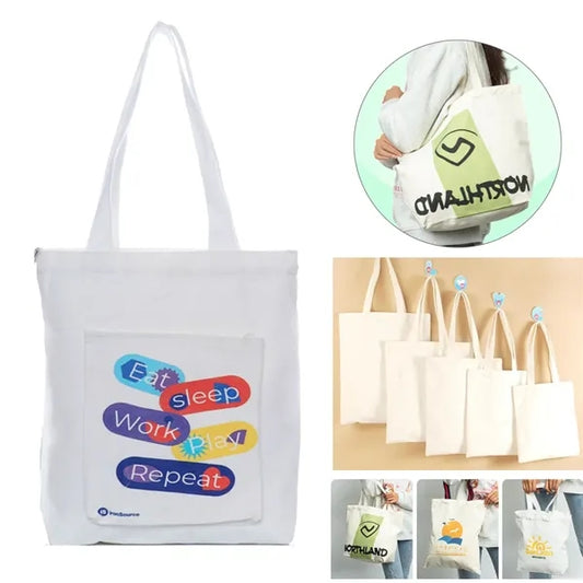 Custom Cotton Canvas Tote Bag 12OZ