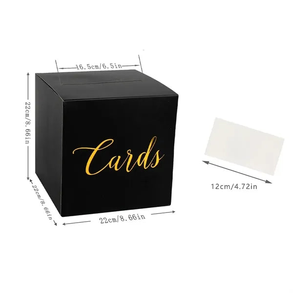 Large elegant wedding graduation party DIY envelope card box
