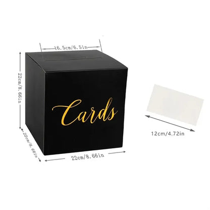 Large elegant wedding graduation party DIY envelope card box