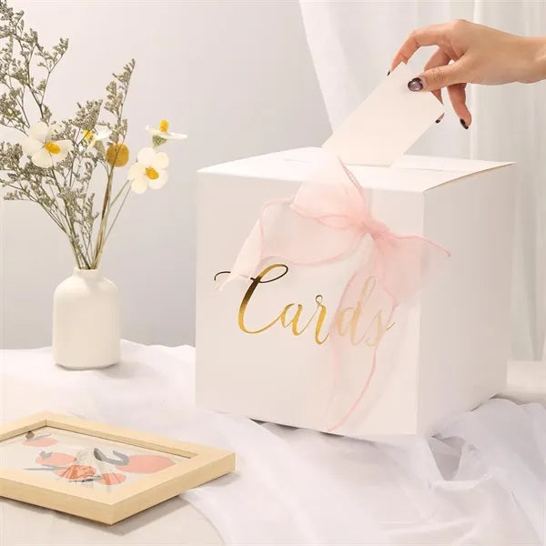 Large elegant wedding graduation party DIY envelope card box