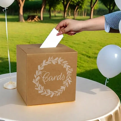 Large elegant wedding graduation party DIY envelope card box