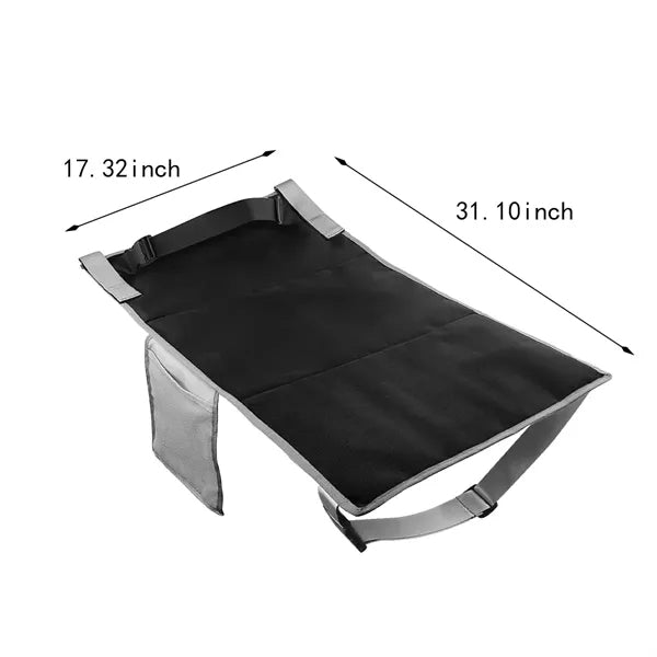 Portable comfortable kids airplane seat extender toddler bed