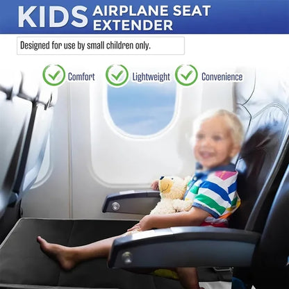 Portable comfortable kids airplane seat extender toddler bed
