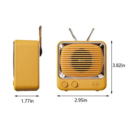Retro kitchen bedroom office decor radio bluetooth speaker