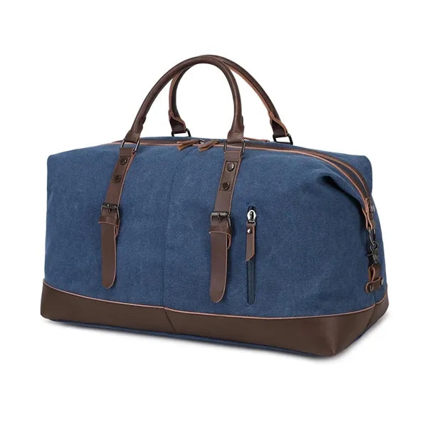 Canvas Leather Duffle Bag