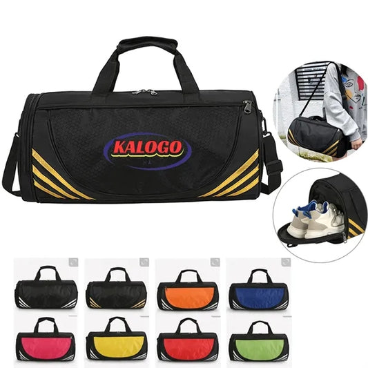 Sports Gym Duffel Bag with Shoe Compartment- Large size