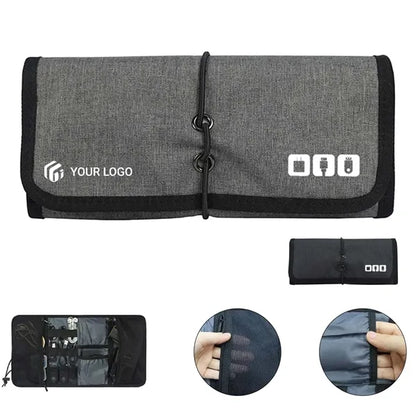 Multifunctional mobile power data cable digital storage bag