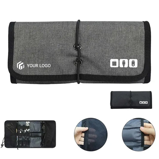 Multifunctional mobile power data cable digital storage bag