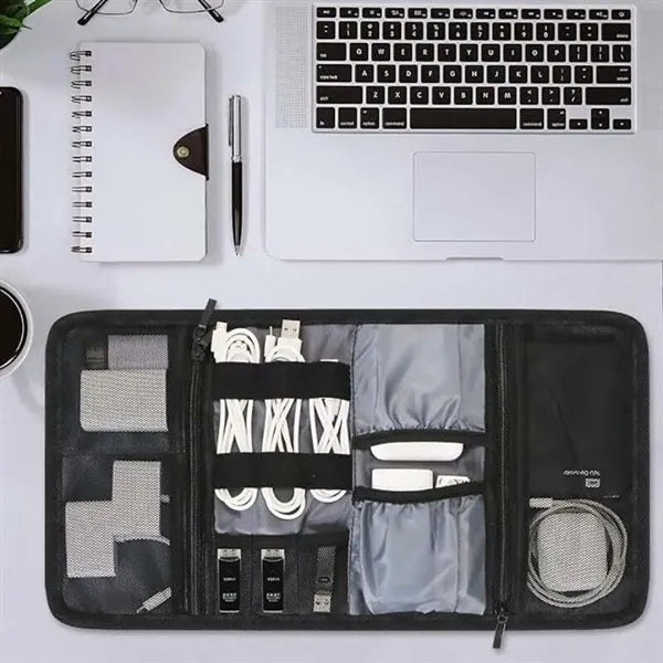 Multifunctional mobile power data cable digital storage bag