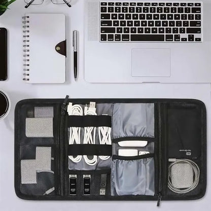 Multifunctional mobile power data cable digital storage bag
