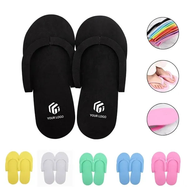 Multi-purpose travel hotel portable disposable foam slippers