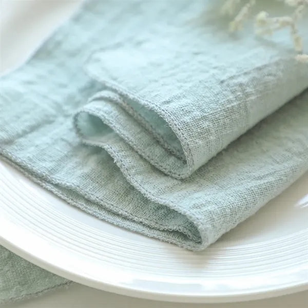 Soft cotton wedding party dinner table decor cloth napkin