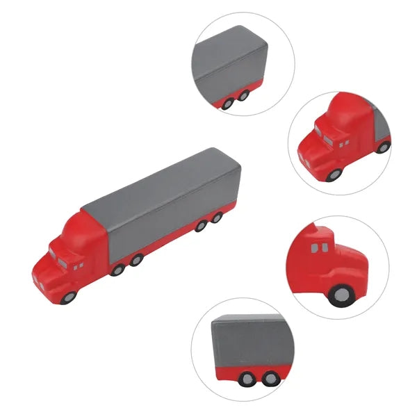 Squeezable Semi Truck Stress Ball Reliever