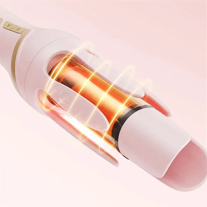 2 in 1 travel beach waves automatic rotating curling iron