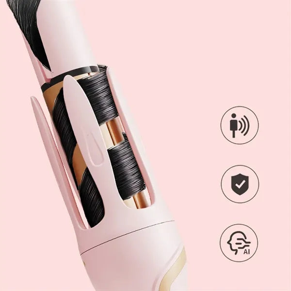 2 in 1 travel beach waves automatic rotating curling iron