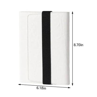PU leather business work writing gift lined journal notebook
