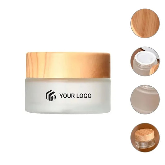 Portable Glass Frosted Skincare Cosmetic Travel Bottle