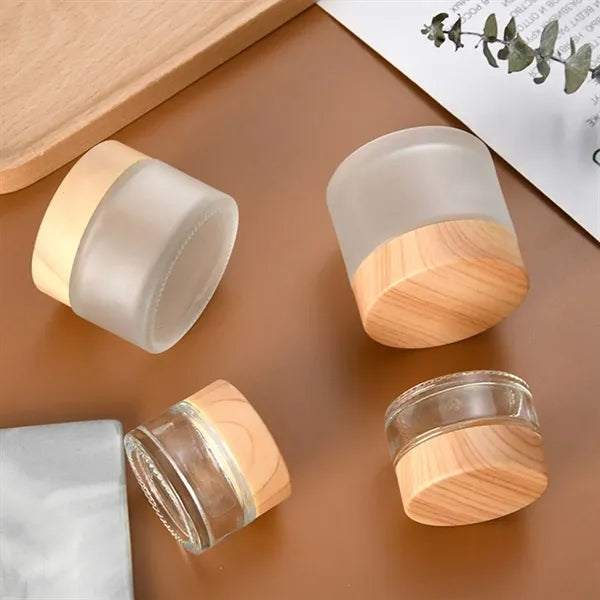 Portable Glass Frosted Skincare Cosmetic Travel Bottle