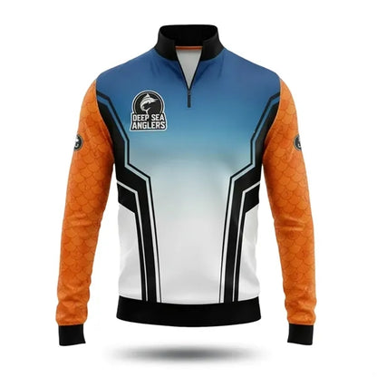 Men's Sublimated Long Sleeve Fishing Jersey 165G Mesh