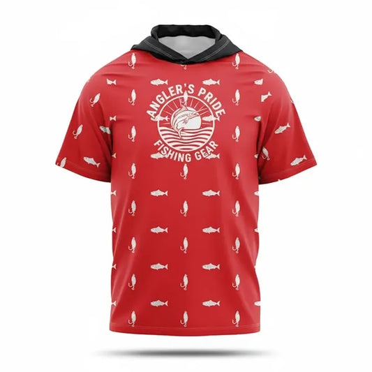 Sublimated Ice Silk Hooded Fishing T Shirt 180G