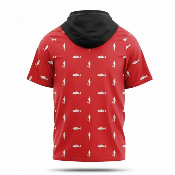Sublimated Ice Silk Hooded Fishing T Shirt 180G