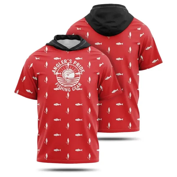 Sublimated Ice Silk Hooded Fishing T Shirt 180G