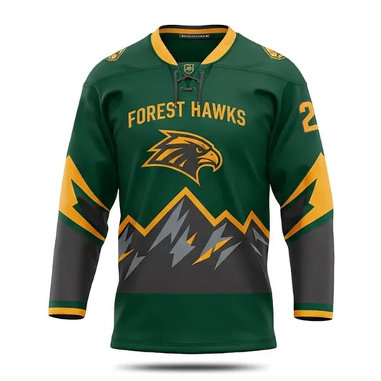 Men's Ice Hockey Jersey with Lace Collar