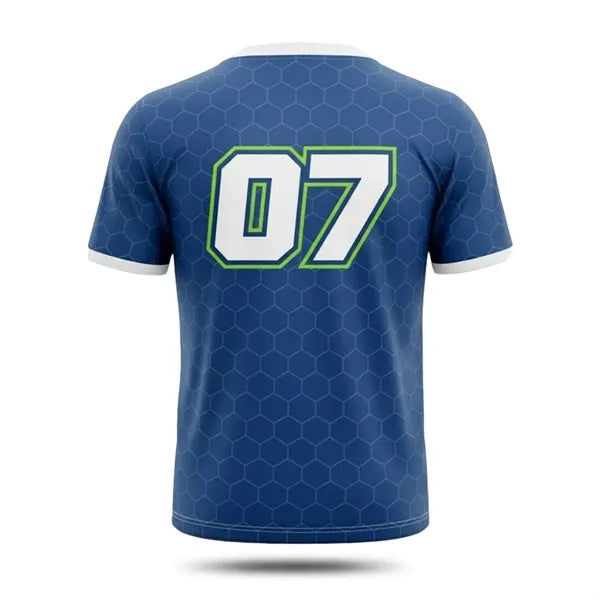 Unisex Full Color UPF Mesh Short Sleeve T Shirt
