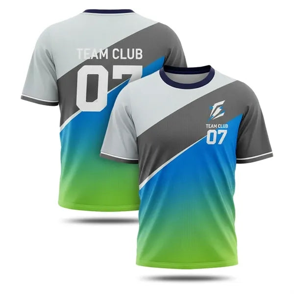 Men's Full Color Poly Spandex Short Sleeve T-Shirt