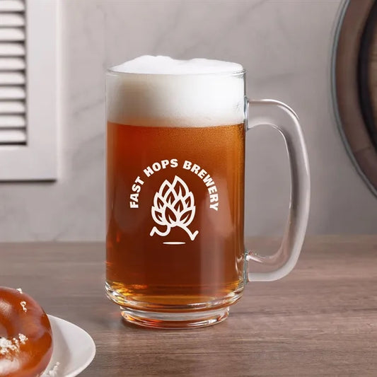 14 Oz. Glass Beer Mug