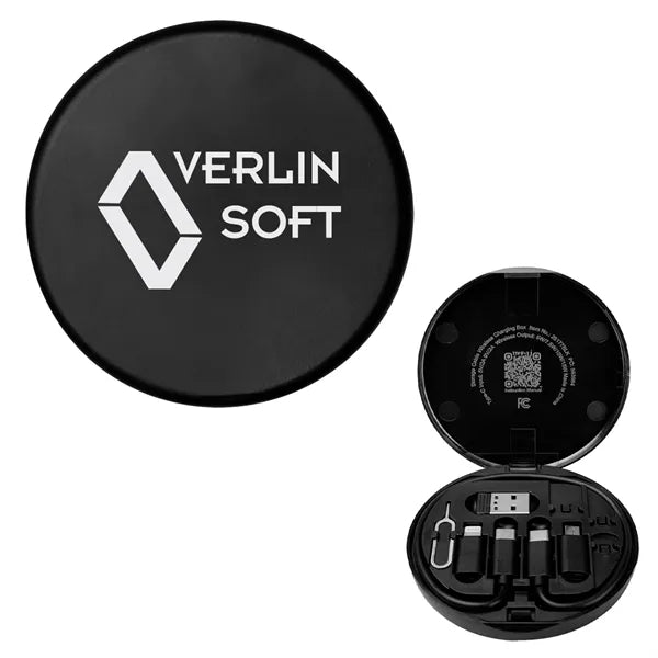 Charging Cord & Adapter Set In Wireless Charging Case