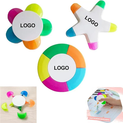 Multi-color Highlighters Petal Flower